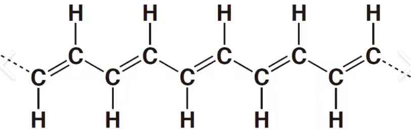 ポリアセチレンの構造式